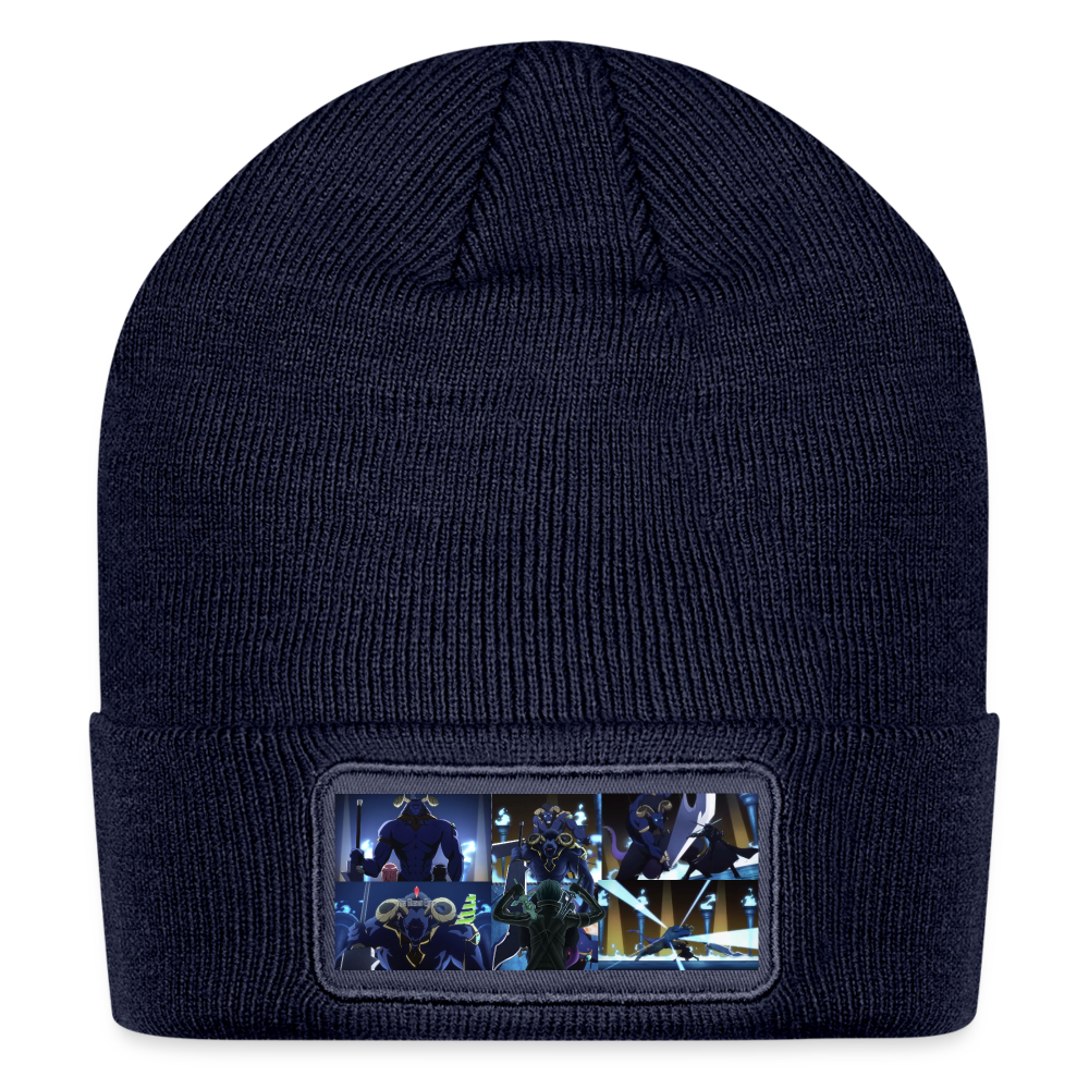 Sword Art Online Kirito vs The Gleam Eyes-Patch Beanie - navy