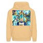 Super Saiyan Blue Vegeta vs Golden Frieza- Hoodie - light gold 
