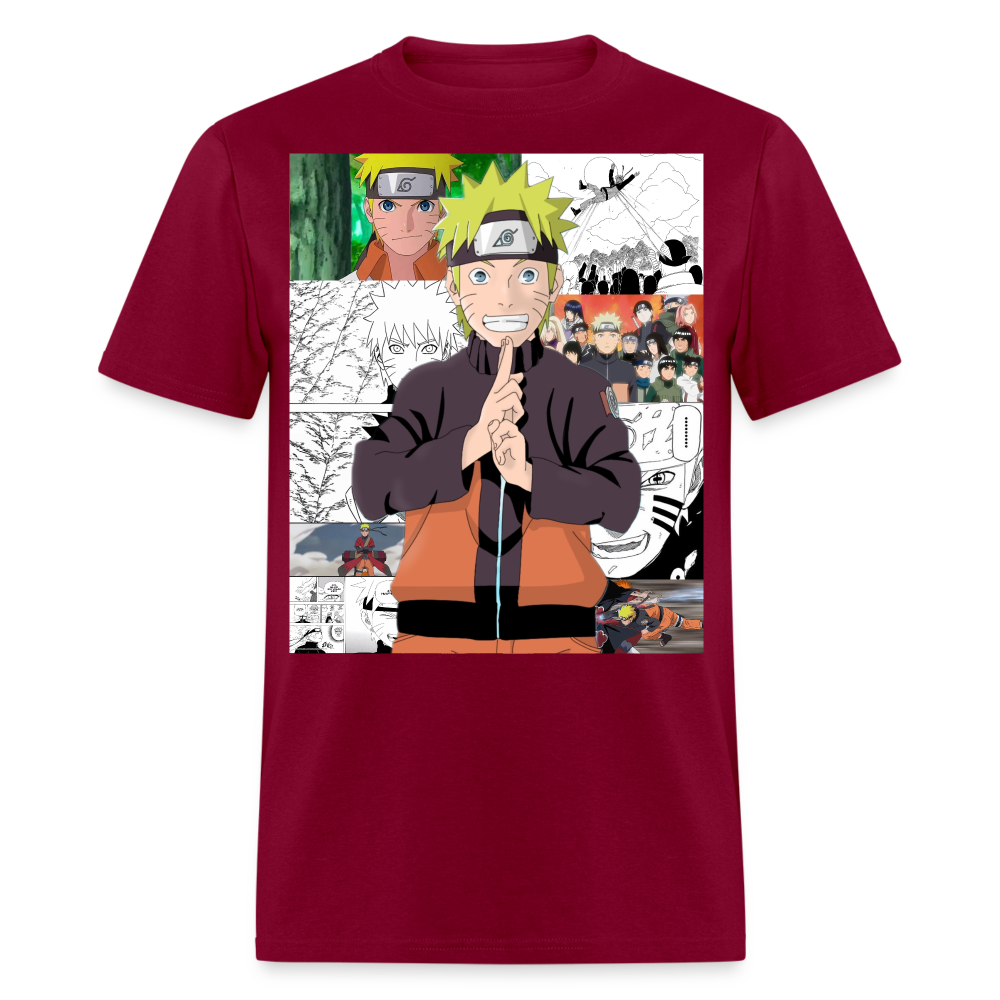 Teen Naruto Uzumaki- T-Shirt - burgundy