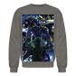 Sword Art Online Kirito vs The Gleam Eyes-Crewneck Sweatshirt - asphalt gray