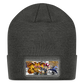 Yami Yugi and Exodia-Patch Beanie - charcoal grey