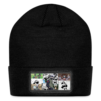Kakashi Hatake-Patch Beanie - black