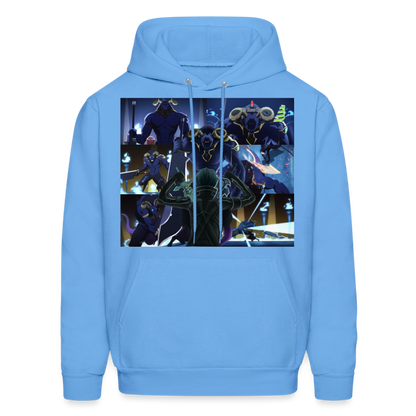 Sword Art Online Kirito vs The Gleam Eyes- Hoodie - carolina blue