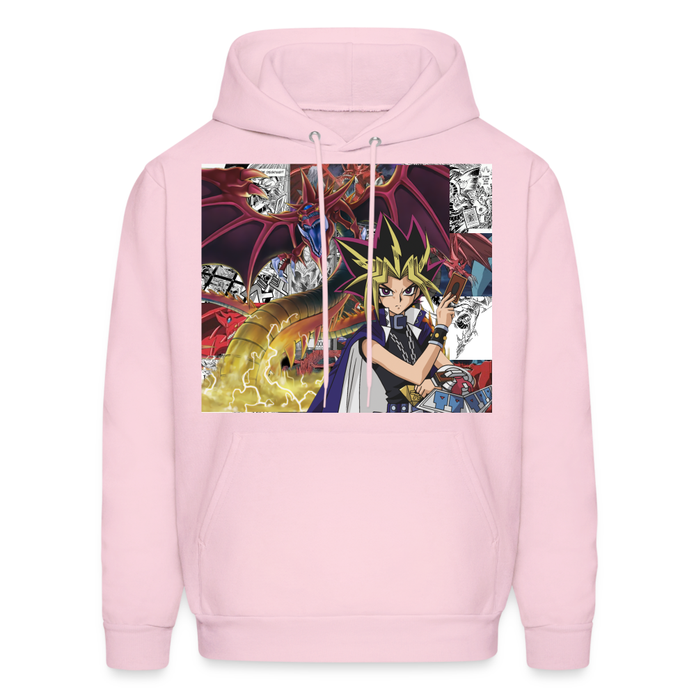 Yami Yugi & Slifer the Sky Dragon- Hoodie - pale pink