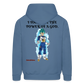 Super Saiyan Blue Vegeta vs Golden Frieza- Hoodie - denim blue