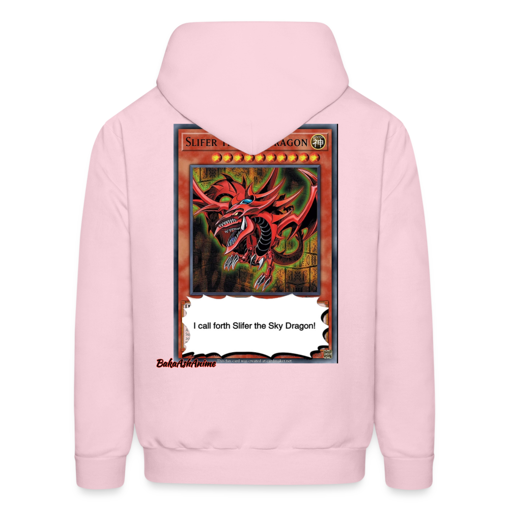 Yami Yugi & Slifer the Sky Dragon- Hoodie - pale pink