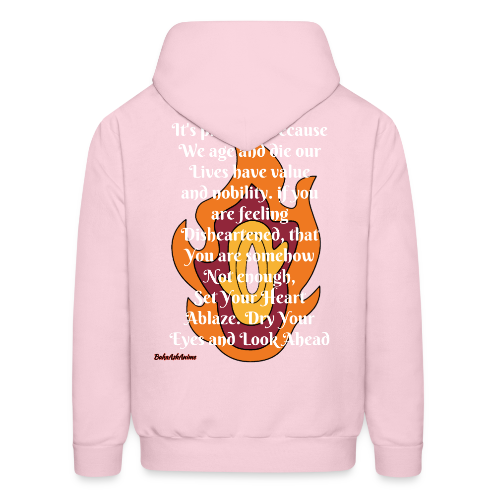 Demon Slayer Kyojuro -Hoodie - pale pink