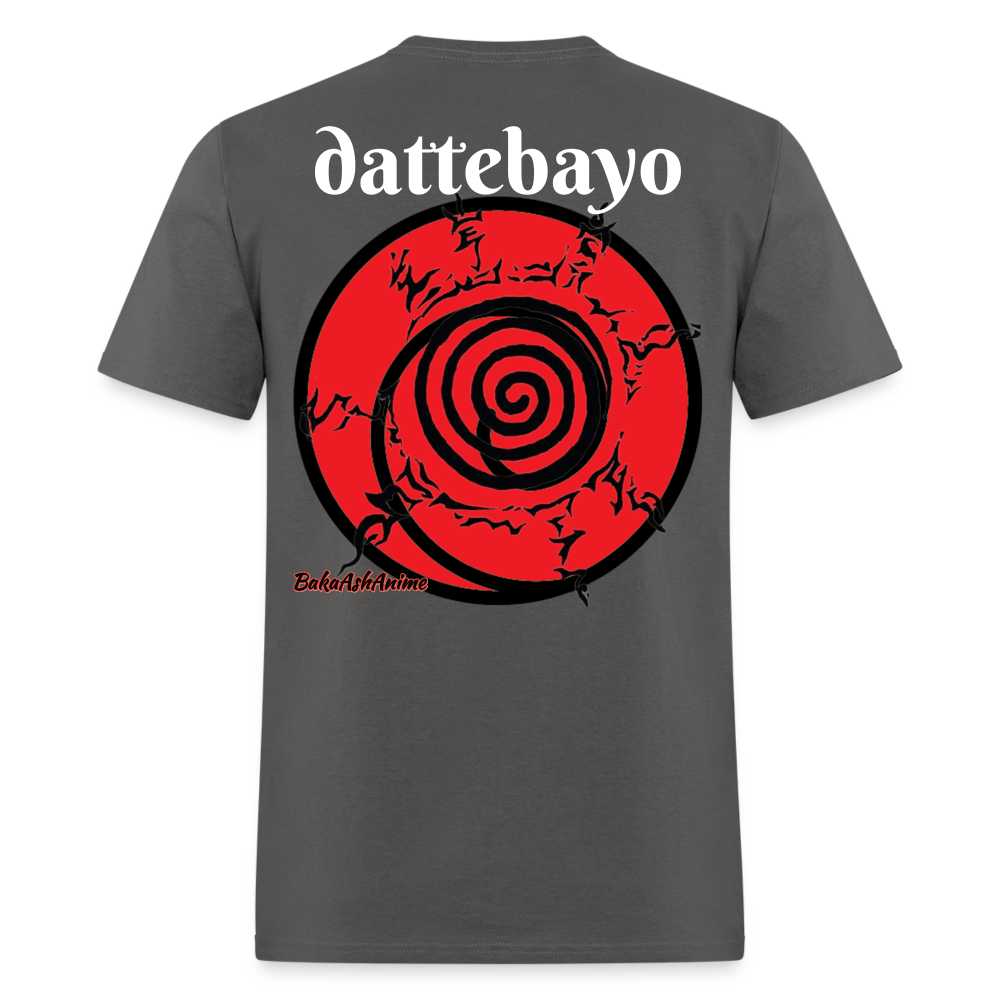 Teen Naruto Uzumaki- T-Shirt - charcoal