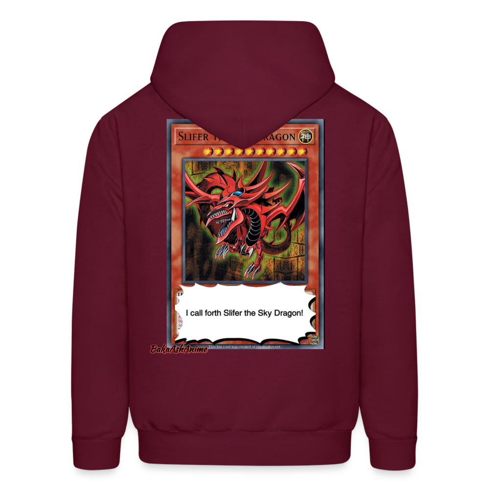 Yami Yugi & Slifer the Sky Dragon- Hoodie - burgundy