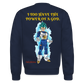 Super Saiyan Blue Vegeta vs Golden Frieza-Crewneck Sweatshirt - navy