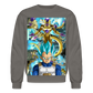 Super Saiyan Blue Vegeta vs Golden Frieza-Crewneck Sweatshirt - asphalt gray
