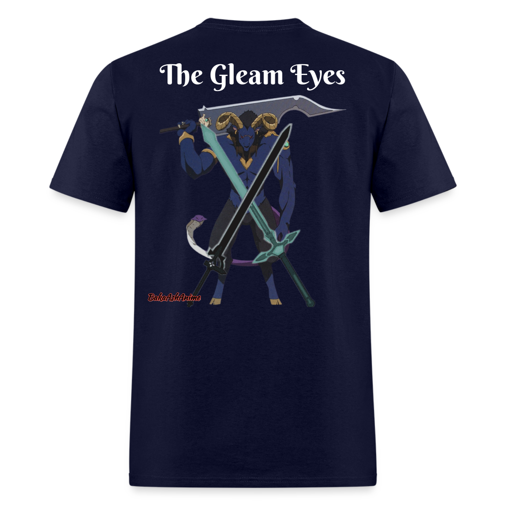 Sword Art Online Kirito vs The Gleam Eyes- T-Shirt - navy