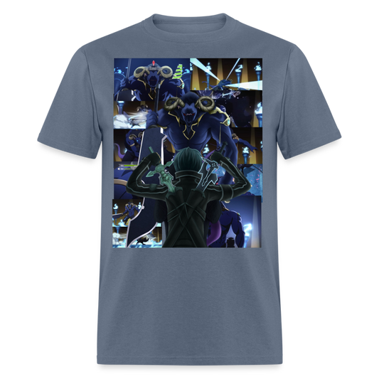 Sword Art Online Kirito vs The Gleam Eyes- T-Shirt - denim