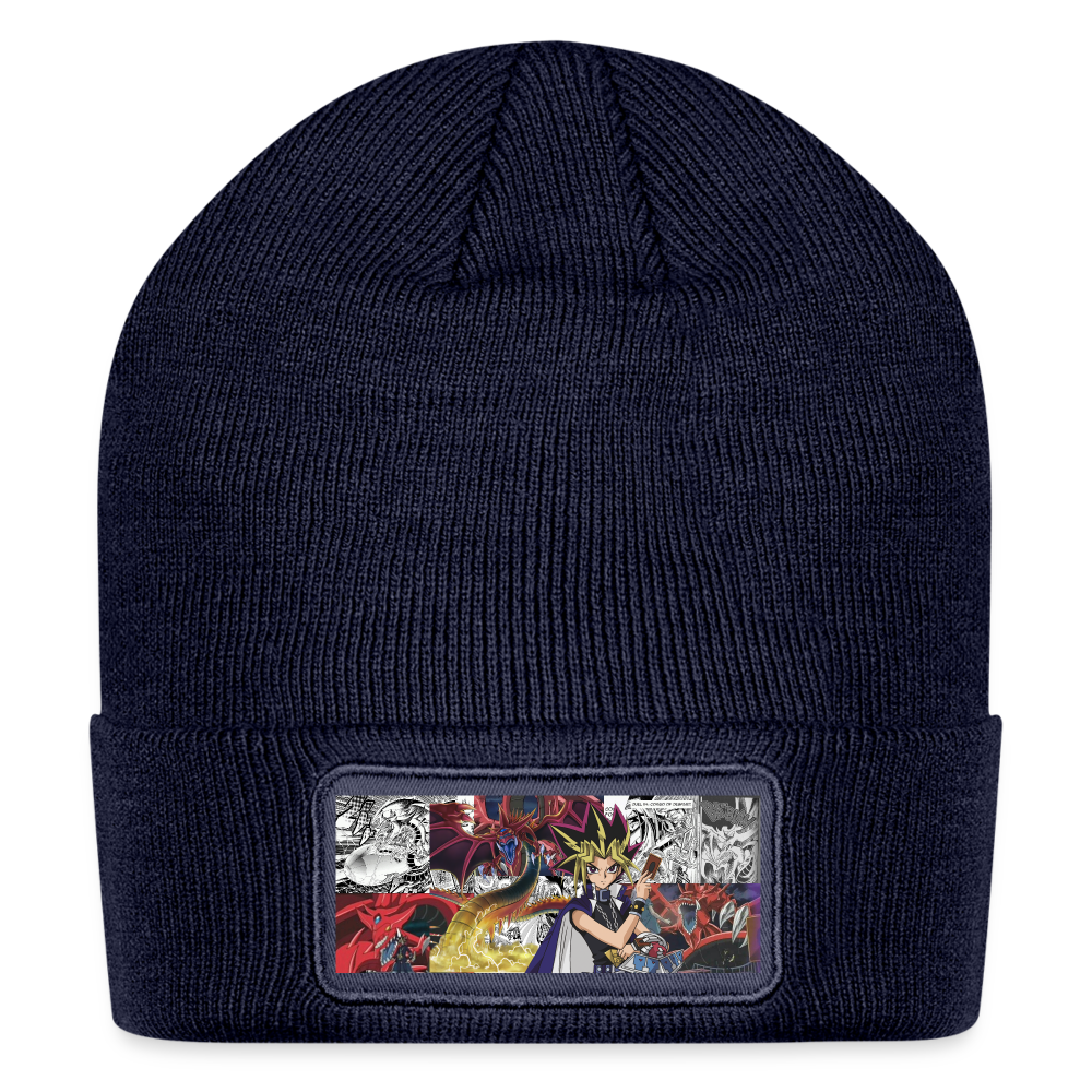 Yami Yugi & Slifer the Sky Dragon-Patch Beanie - navy