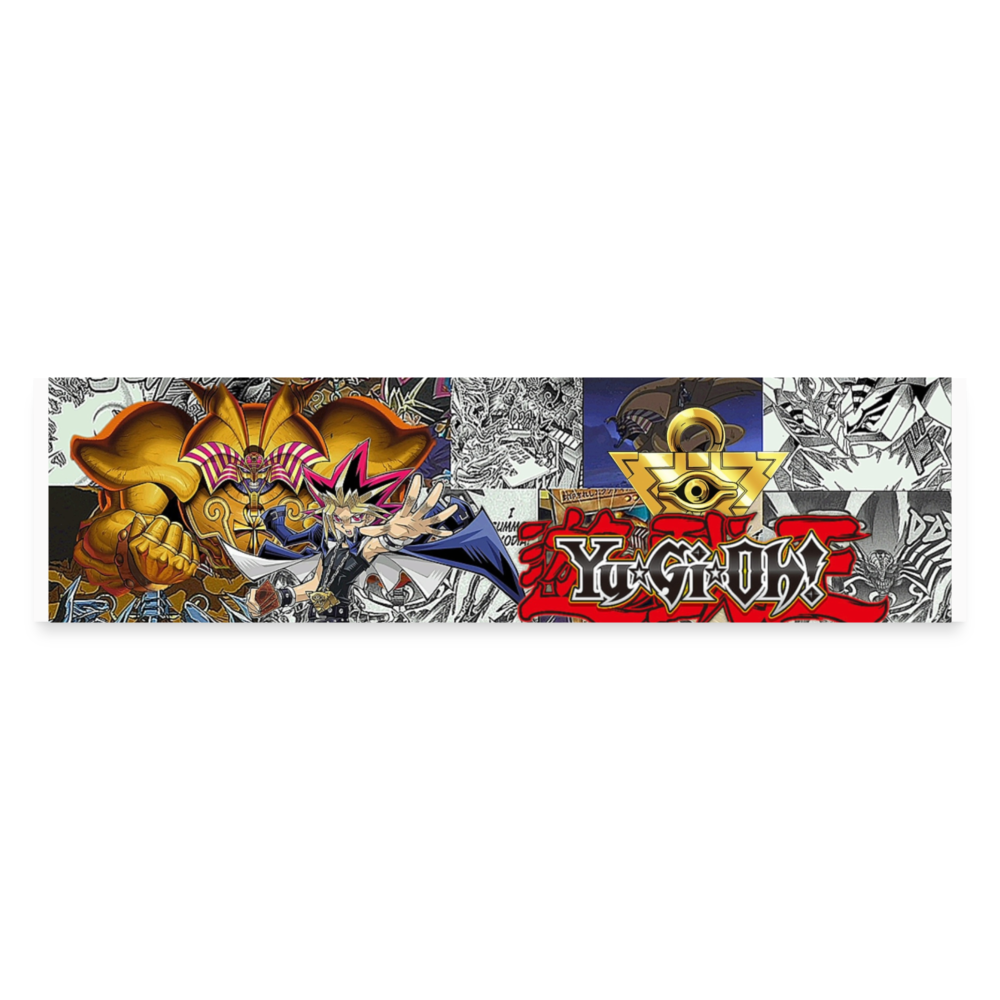 Yami Yugi and Exodia-Bumper Sticker - white matte