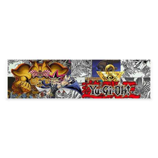 Yami Yugi and Exodia-Bumper Sticker - white matte