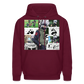 Kakashi Hatake-Hoodie - burgundy
