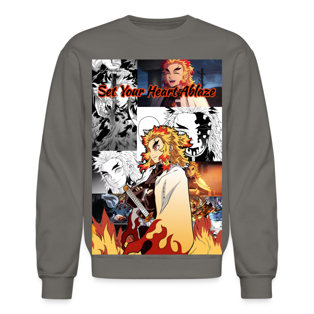 Demon Slayer Kyojuro - Crewneck - asphalt gray