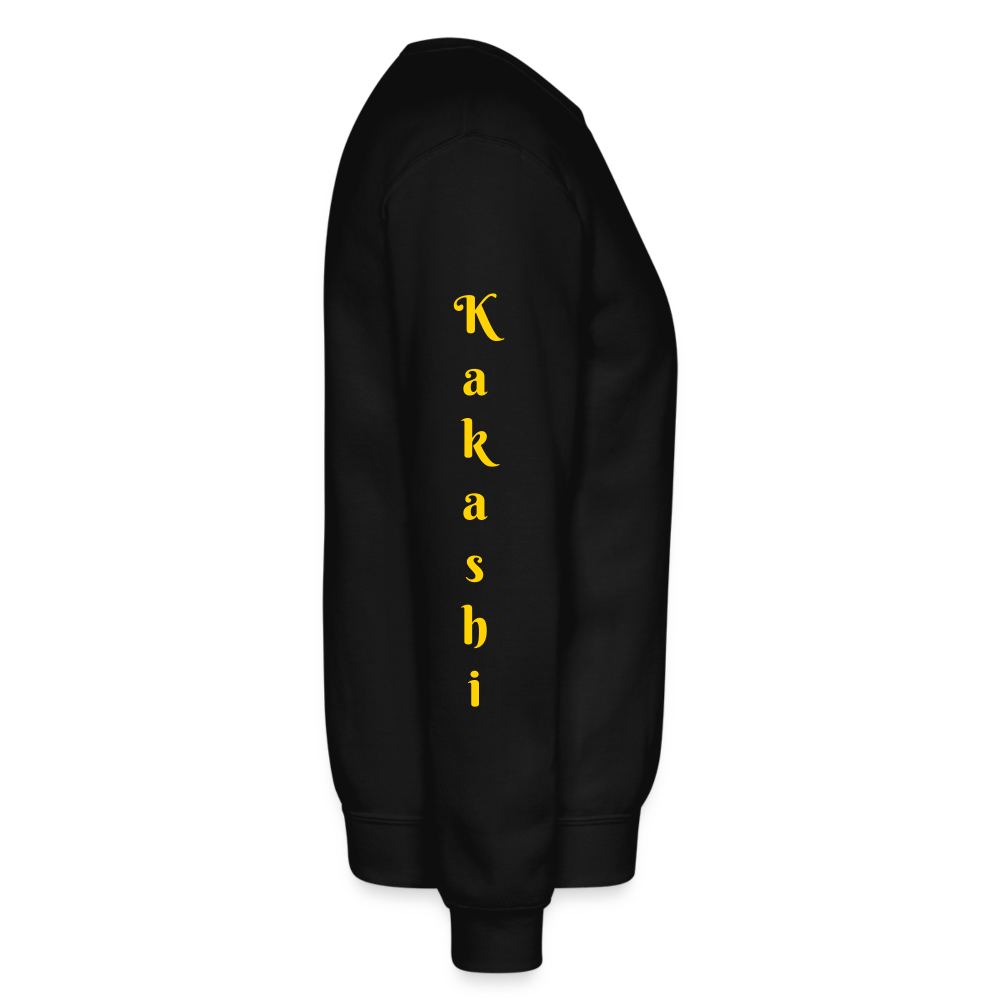 Kakashi Hatake-Crewneck Sweatshirt - black