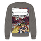 Yami Yugi & Slifer the Sky Dragon-Crewneck Sweatshirt - asphalt gray