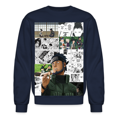 Asuma Sarutobi-Crewneck Sweatshirt - navy