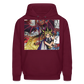 Yami Yugi & Slifer the Sky Dragon- Hoodie - burgundy