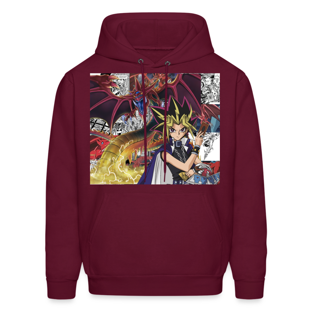 Yami Yugi & Slifer the Sky Dragon- Hoodie - burgundy