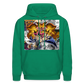 Yami Yugi and Exodia-Men's Hoodie - kelly green