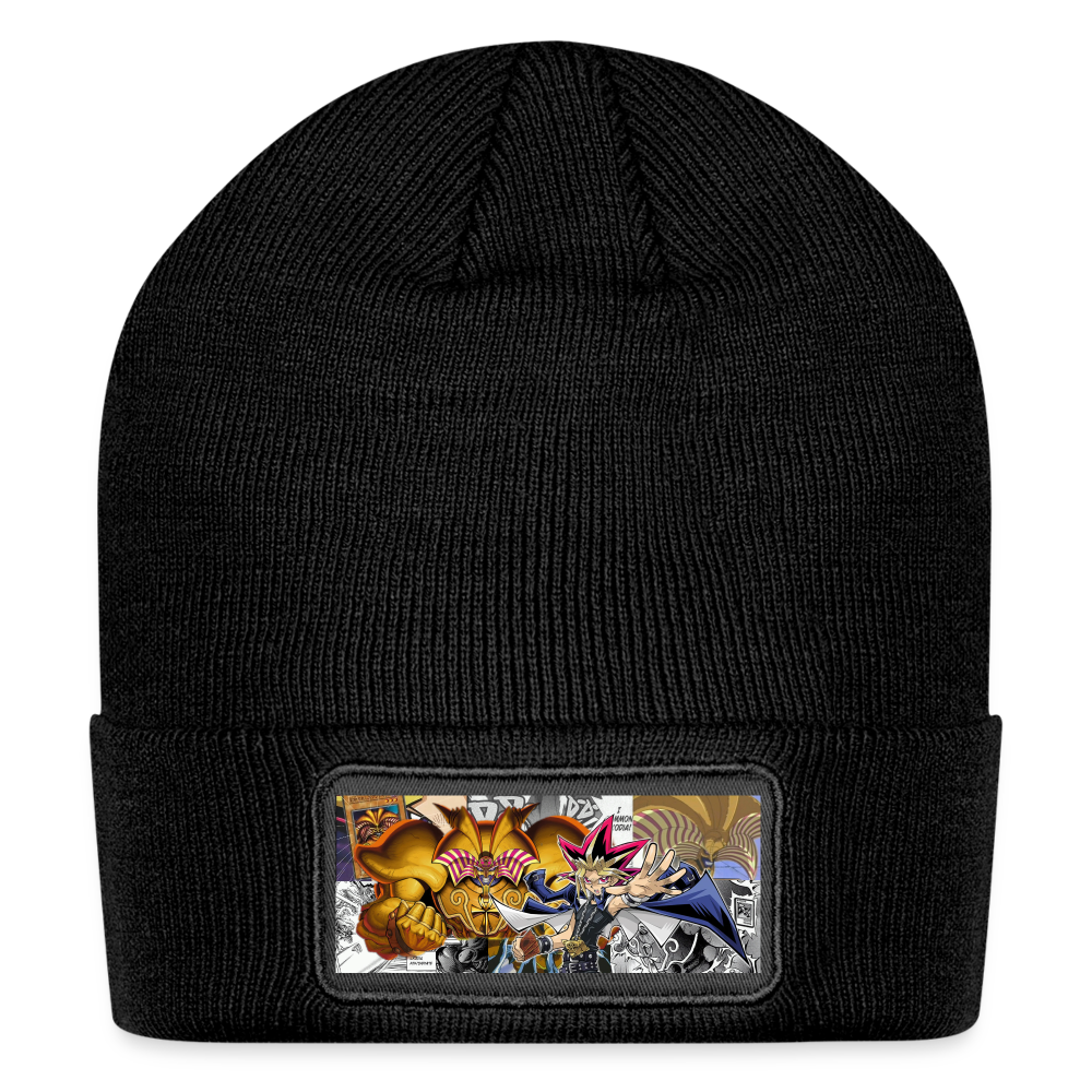 Yami Yugi and Exodia-Patch Beanie - black