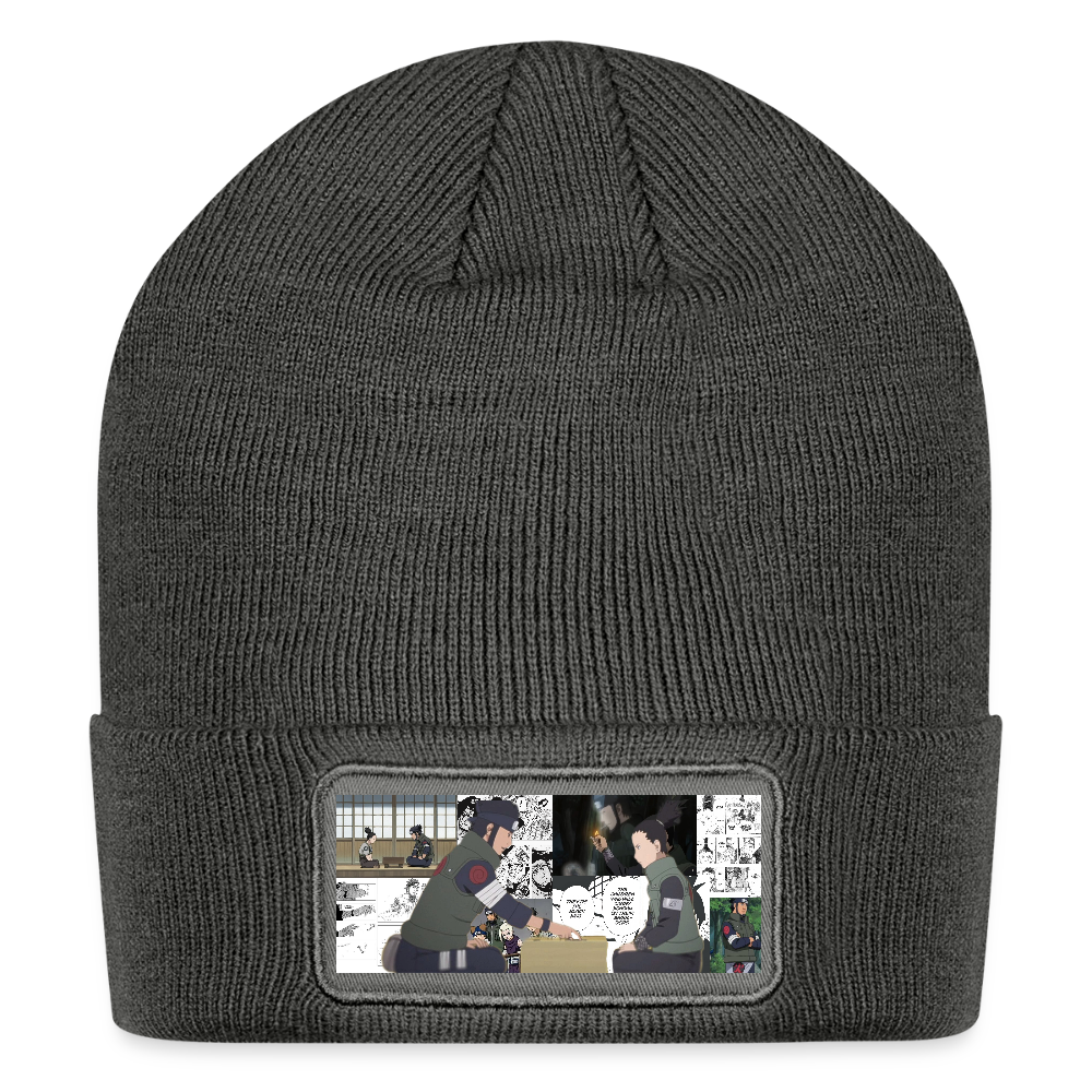 Asuma Sarutobi-Patch Beanie - charcoal grey