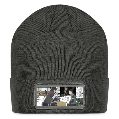 Asuma Sarutobi-Patch Beanie - charcoal grey