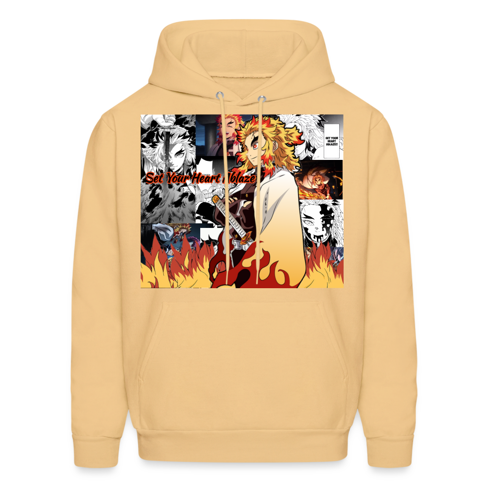 Demon Slayer Kyojuro -Hoodie - light yellow