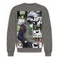 Kakashi Hatake-Crewneck Sweatshirt - asphalt gray