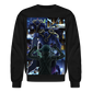 Sword Art Online Kirito vs The Gleam Eyes-Crewneck Sweatshirt - black