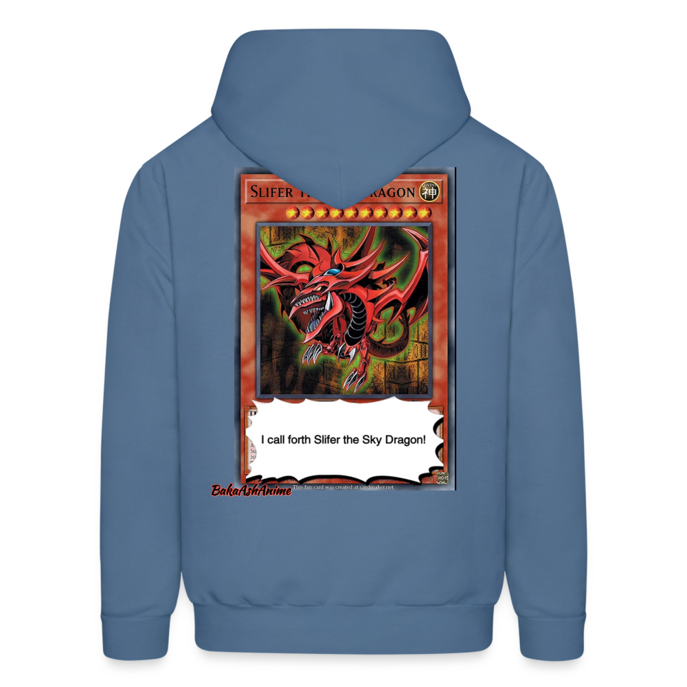 Yami Yugi & Slifer the Sky Dragon- Hoodie - denim blue