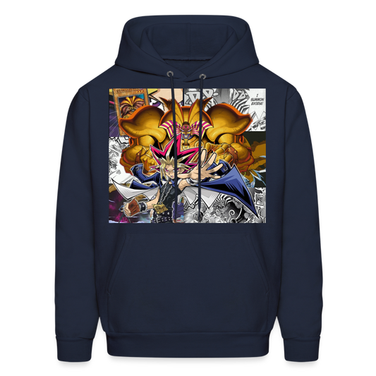 Yami Yugi and Exodia-Men's Hoodie - navy