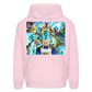 Super Saiyan Blue Vegeta vs Golden Frieza- Hoodie - pale pink