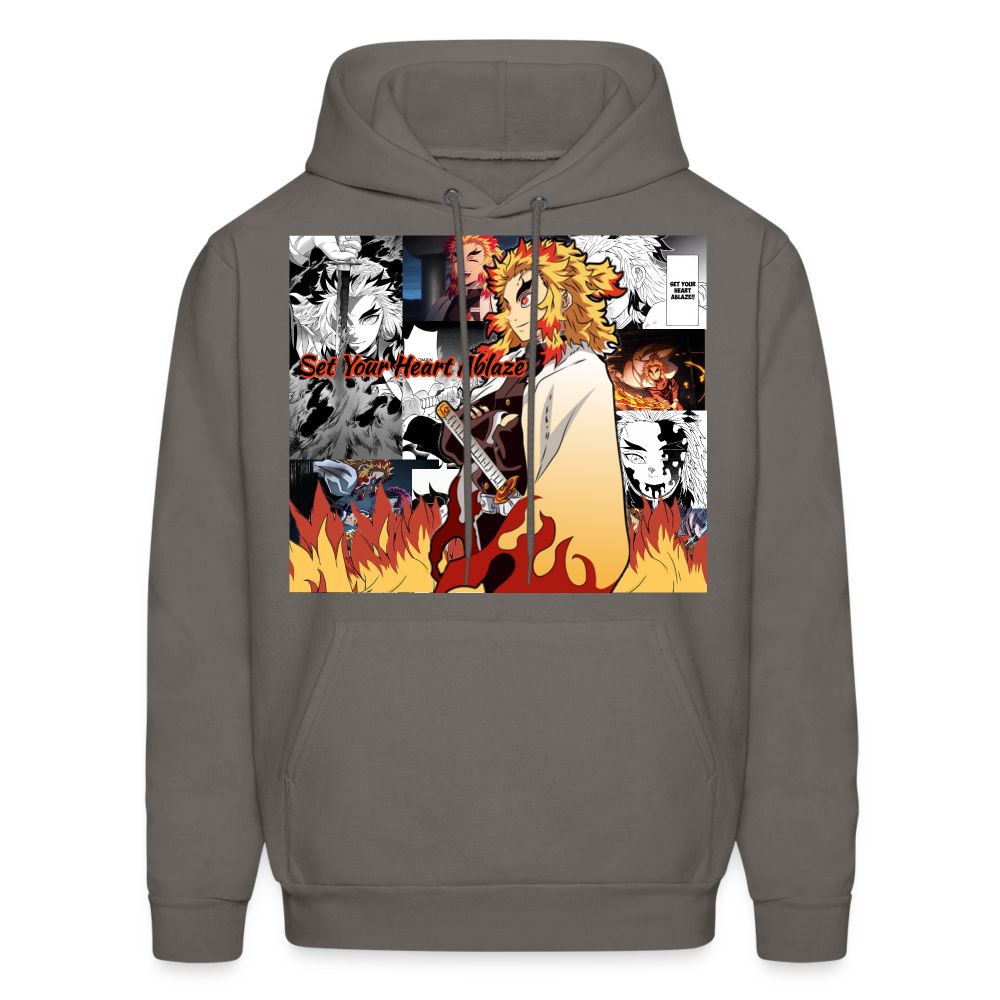 Demon Slayer Kyojuro -Hoodie - asphalt gray