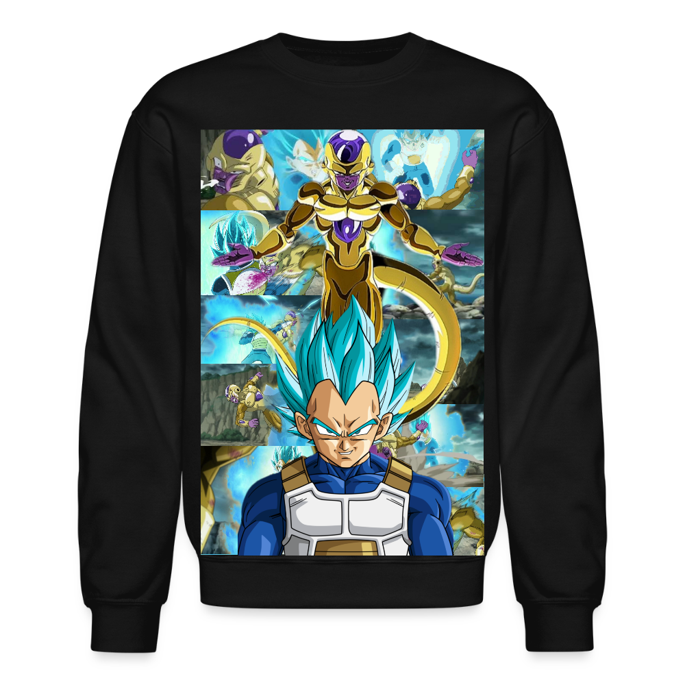 Super Saiyan Blue Vegeta vs Golden Frieza-Crewneck Sweatshirt - black