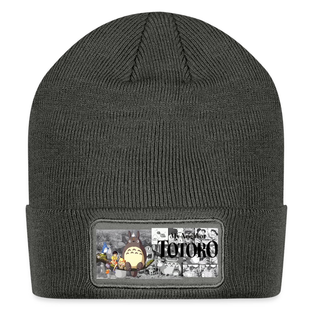 Patch Beanie - My Neighbor Totoro - charcoal grey