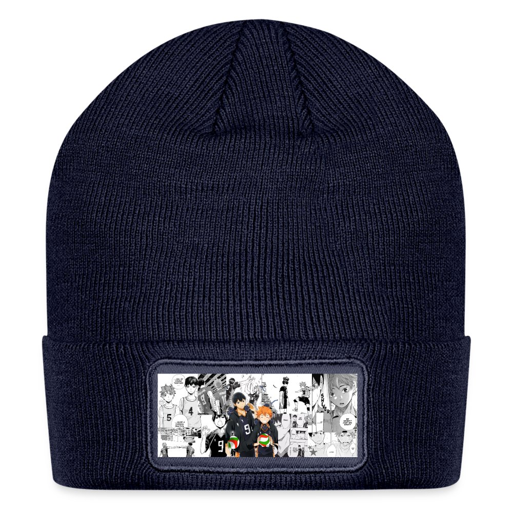 Patch Beanie-Hinata and Kageyama - navy