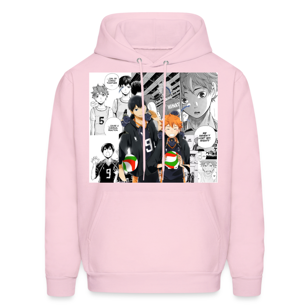 Hinata and Kageyama - pale pink