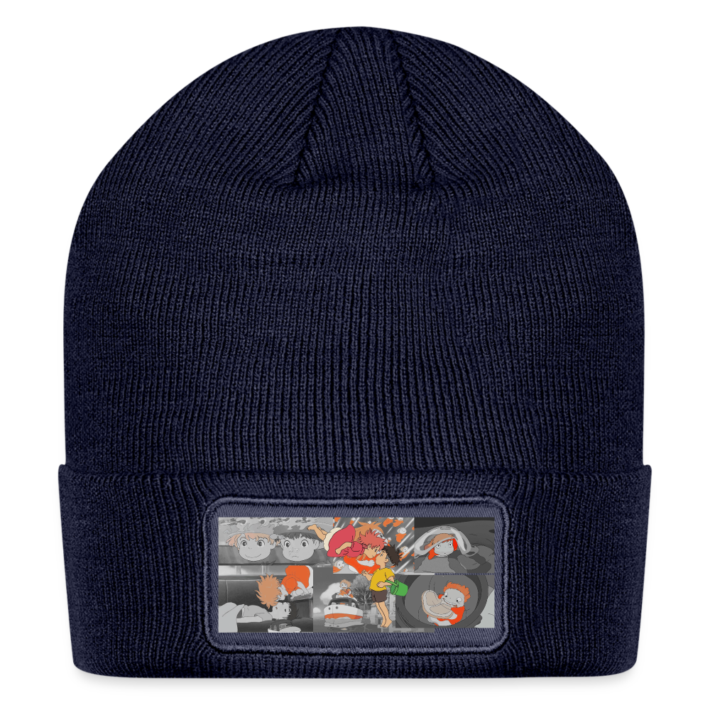 Patch Beanie - Ponyo - navy