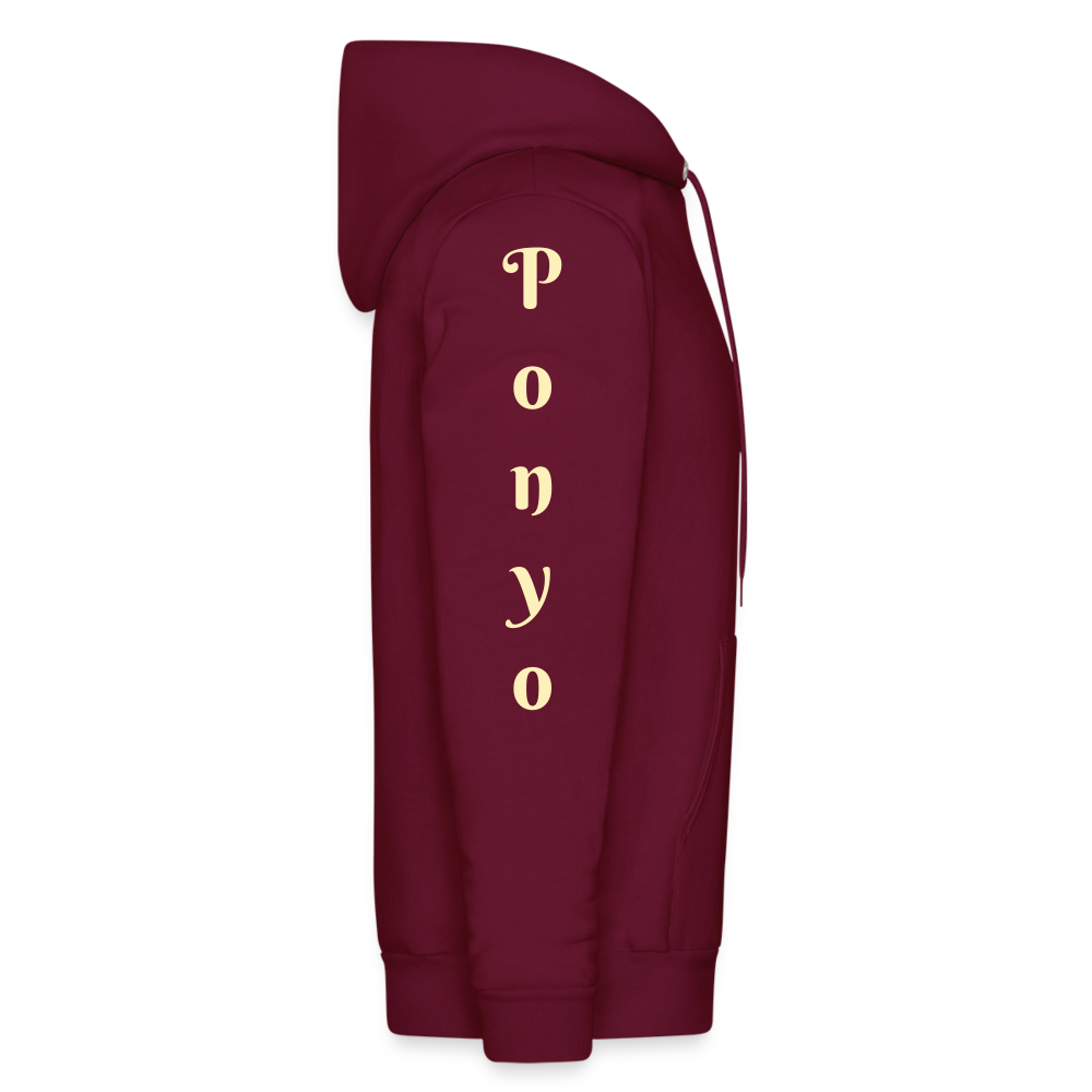 Ponyo - burgundy