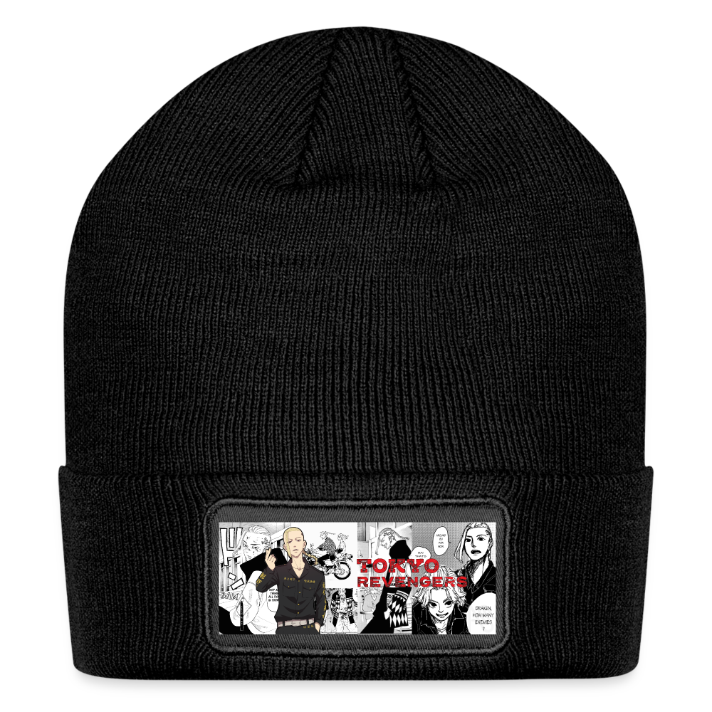 Patch Beanie - Tokyo Revengers Draken - black