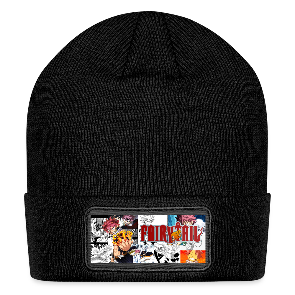 Patch Beanie- Fairy Tail- Natsu Dragneel - black