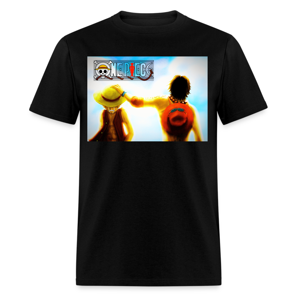 One Piece Brothers-Luffy & Ace-Classic T-Shirt - black