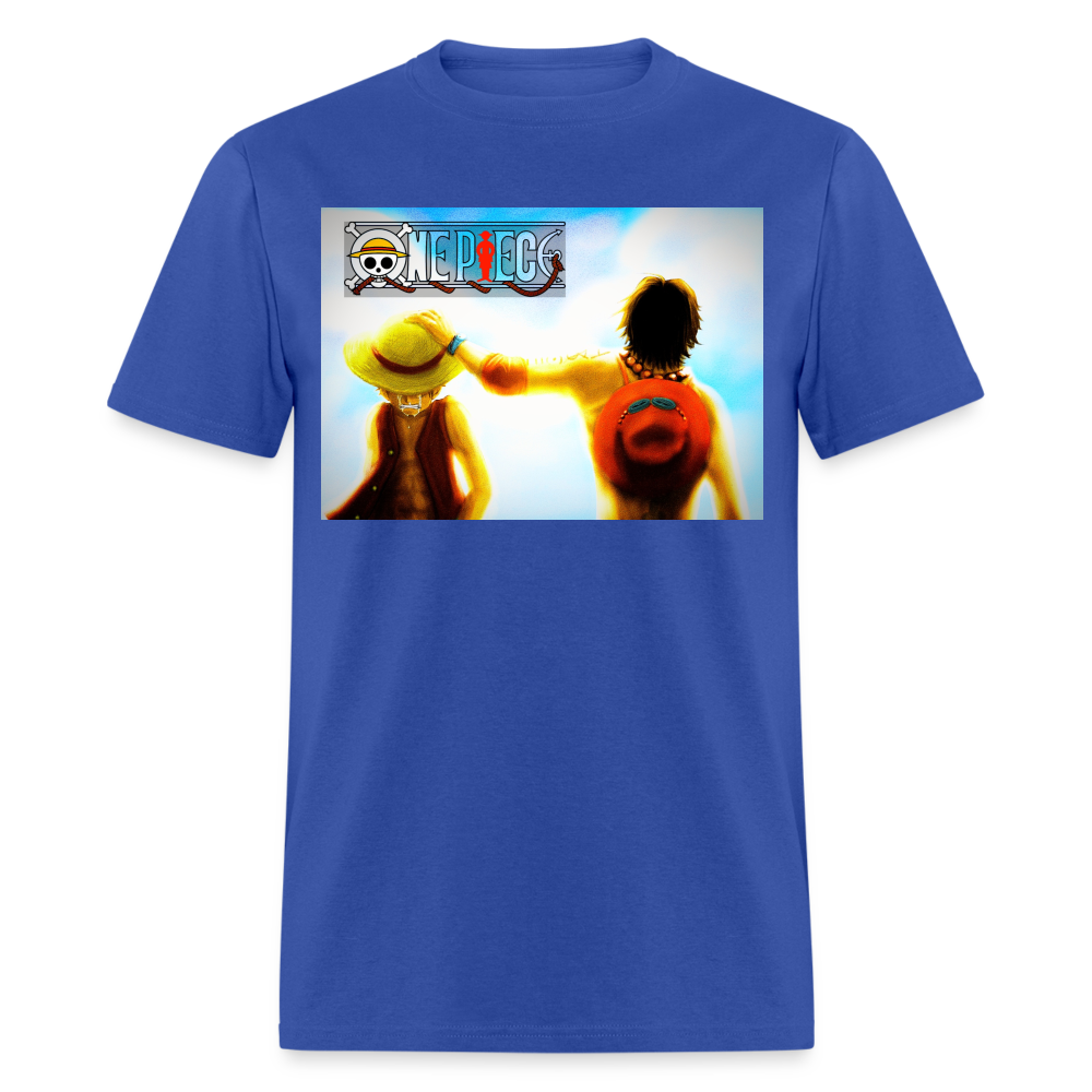 One Piece Brothers-Luffy & Ace-Classic T-Shirt - royal blue