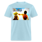 One Piece Brothers-Luffy & Ace-Classic T-Shirt - powder blue