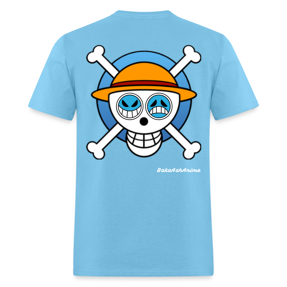 One Piece Brothers-Luffy & Ace-Classic T-Shirt - aquatic blue